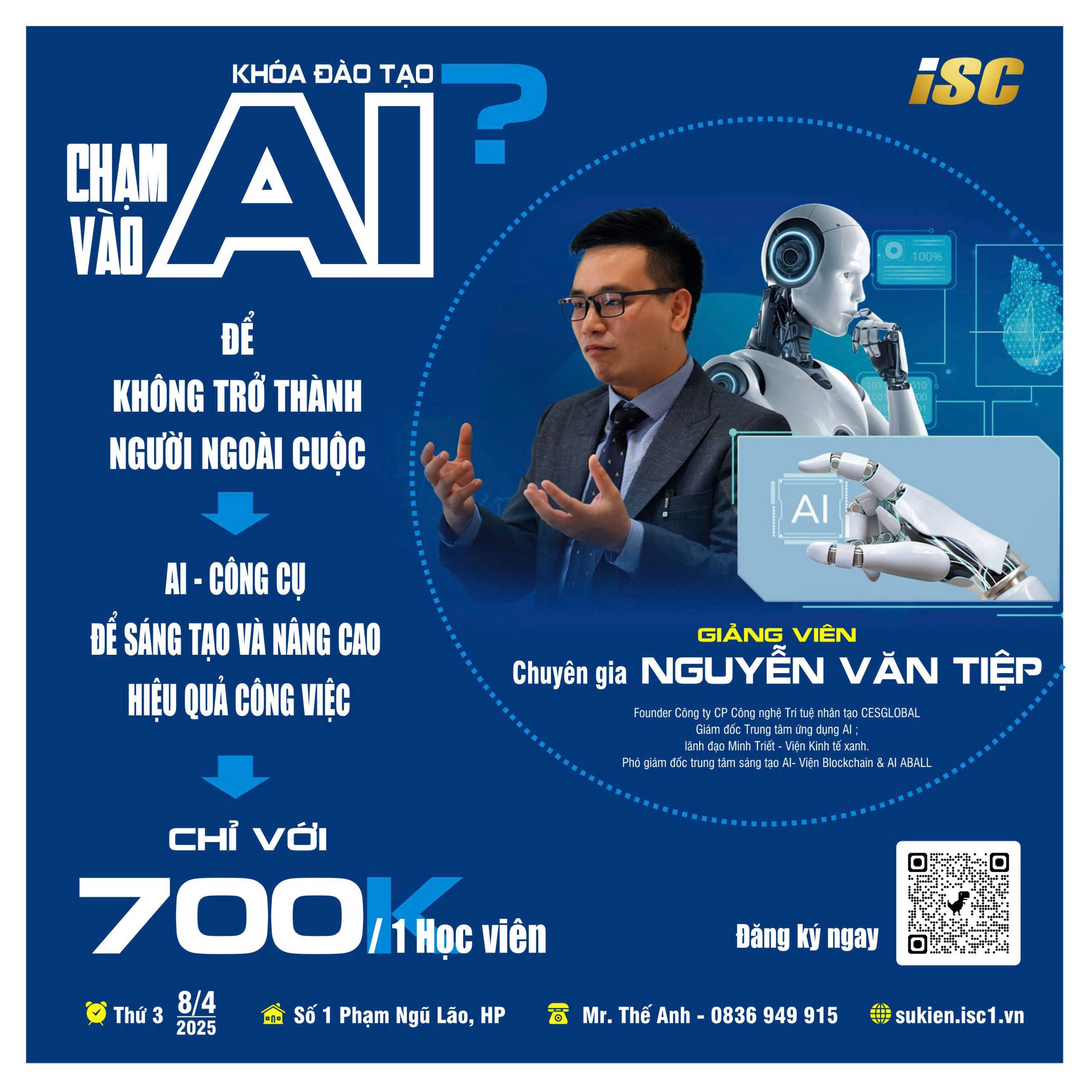 Khóa đào tạo "Chạm vào AI để không trở thành người ngoài cuộc"